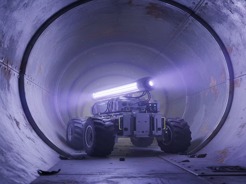 UV sanitization HVAC duct air purification system Hyderabad