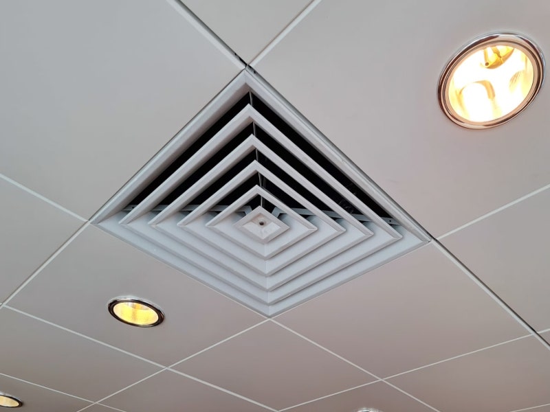 HVAC duct cleaning Hyderabad ceiling air vents